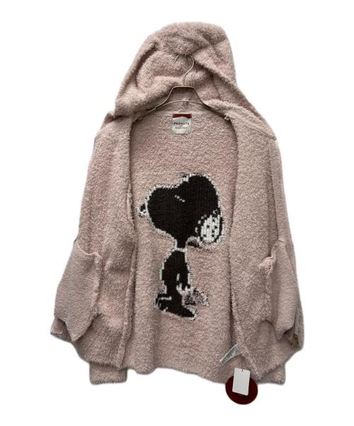 gelato pique（ジェラートピケ）gelato pique (ジェラートピケ) PEANUTS (ピーナッツ) パイルパーカー ピンク サイズ:FREEの古着・服飾アイテム