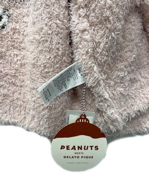gelato pique（ジェラートピケ）gelato pique (ジェラートピケ) PEANUTS (ピーナッツ) パイルパーカー ピンク サイズ:FREEの古着・服飾アイテム