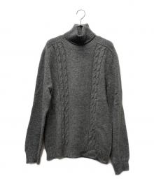 GUCCI（グッチ）の古着「タートルネックニット」｜グレー