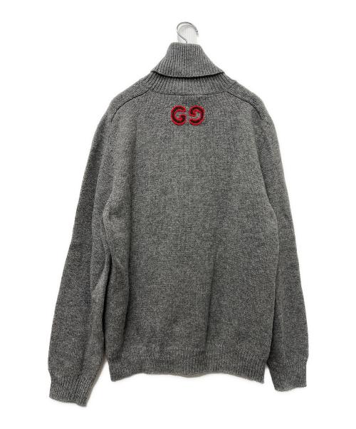 GUCCI（グッチ）GUCCI (グッチ) タートルネックニット グレー サイズ:Mの古着・服飾アイテム