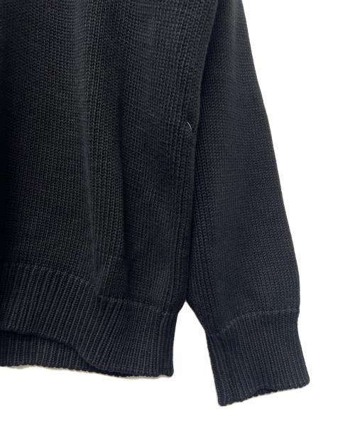 BALENCIAGA（バレンシアガ）BALENCIAGA (バレンシアガ) Braided Knit V-Neck Sweater ブラック サイズ:ＸＳの古着・服飾アイテム