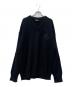 BALENCIAGA（バレンシアガ）の古着「Braided Knit V-Neck Sweater」｜ブラック
