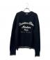 Dior（ディオール）の古着「 ATELIER KNIT CREW SWEATER」｜ブラック