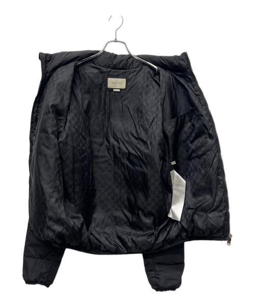 GUCCI（グッチ）GUCCI (グッチ) ヒステリアロゴダウンジャケット ブラック サイズ:５０の古着・服飾アイテム