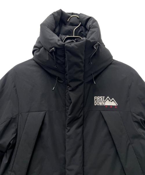FIRST DOWN（ファーストダウン）FIRST DOWN (ファーストダウン) ダウンジャケット ブラック サイズ:Ｓの古着・服飾アイテム