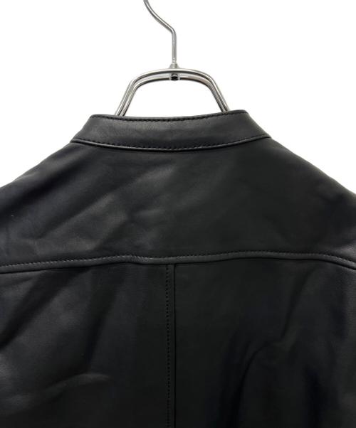 UNITED TOKYO（ユナイテッドトーキョー）UNITED TOKYO (ユナイテッドトーキョー) ラムレザーシングルライダースジャケット ブラック サイズ:１の古着・服飾アイテム