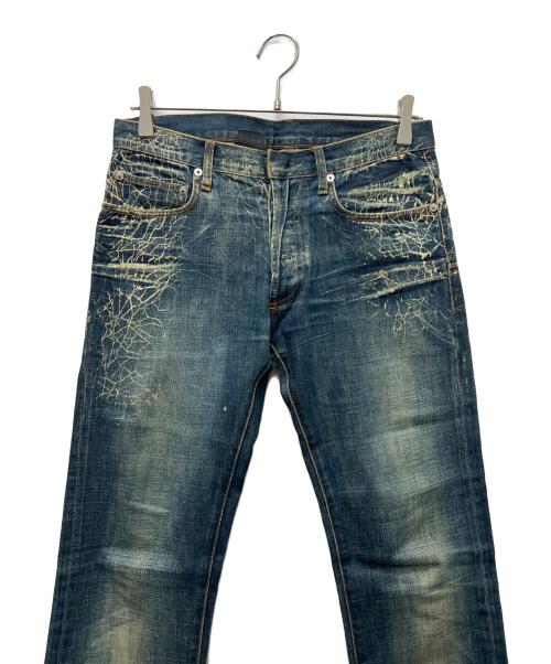 DIOR HOMME（ディオール オム）DIOR HOMME (ディオール オム) スパイダーデニムパンツ インディゴ サイズ:２８の古着・服飾アイテム
