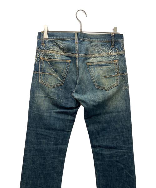 DIOR HOMME（ディオール オム）DIOR HOMME (ディオール オム) スパイダーデニムパンツ インディゴ サイズ:２８の古着・服飾アイテム