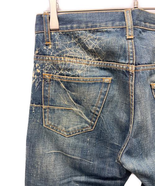 DIOR HOMME（ディオール オム）DIOR HOMME (ディオール オム) スパイダーデニムパンツ インディゴ サイズ:２８の古着・服飾アイテム