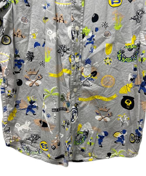 stussy（ステューシー）stussy (ステューシー) 半袖シャツ グレー サイズ:Sの古着・服飾アイテム