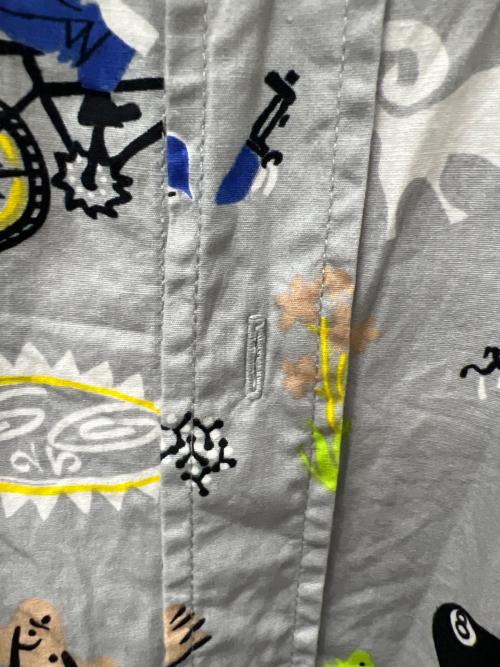 stussy（ステューシー）stussy (ステューシー) 半袖シャツ グレー サイズ:Sの古着・服飾アイテム