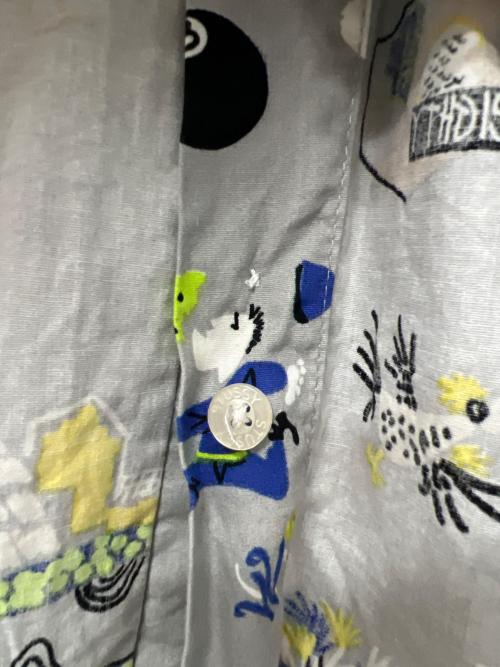 stussy（ステューシー）stussy (ステューシー) 半袖シャツ グレー サイズ:Sの古着・服飾アイテム