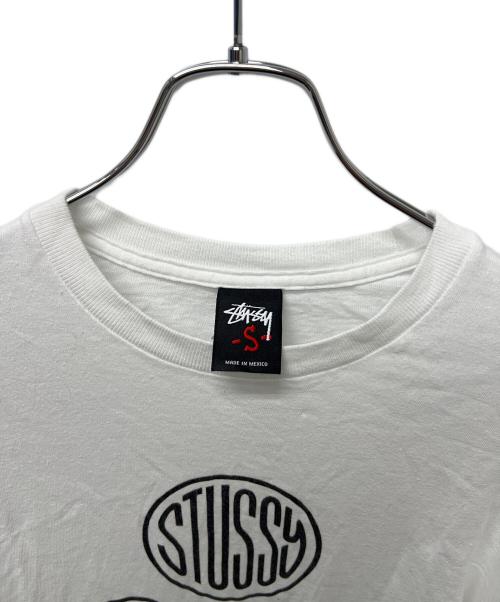 stussy（ステューシー）stussy (ステューシー) プリントTシャツ ホワイト サイズ:Sの古着・服飾アイテム