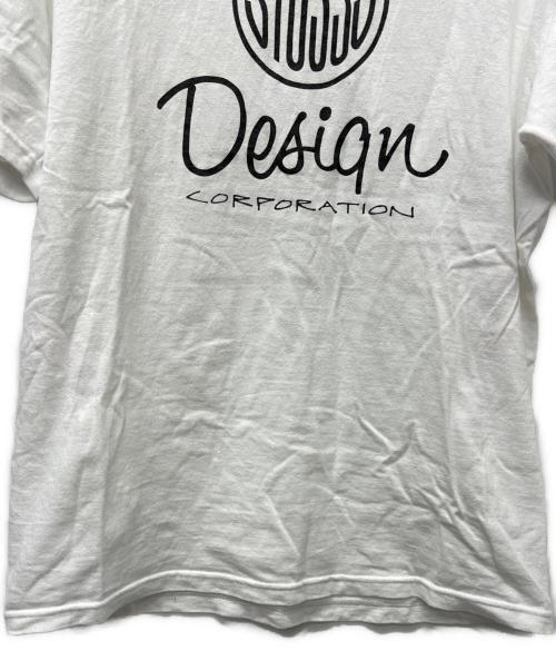 stussy（ステューシー）stussy (ステューシー) プリントTシャツ ホワイト サイズ:Sの古着・服飾アイテム