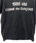 中古・古着 CDG (シーディージー) 1986 ete TEE ブラック サイズ:M：8000円