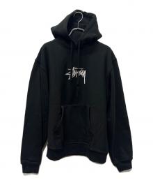 stussy（ステューシー）の古着「裏起毛プルオーバーパーカー」｜ブラック