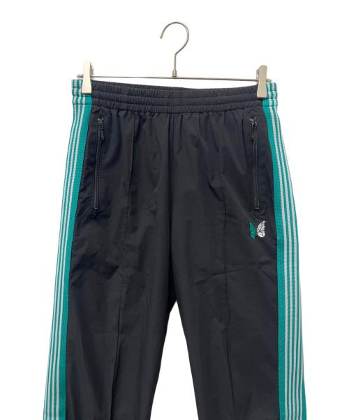 Needles（ニードルズ）Needles (ニードルズ) B'2nd 別注 TRACK PANT POLY RIPSTOP ブラック×グリーン サイズ:Ｓの古着・服飾アイテム