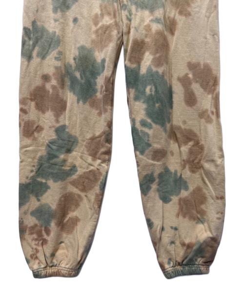 Diaspora Skateboards（ディアスポラスケートボードズ）Diaspora Skateboards (ディアスポラスケートボードズ) DYED CAMO SWEATPANTS イエロー×グリーン サイズ:Ｌの古着・服飾アイテム
