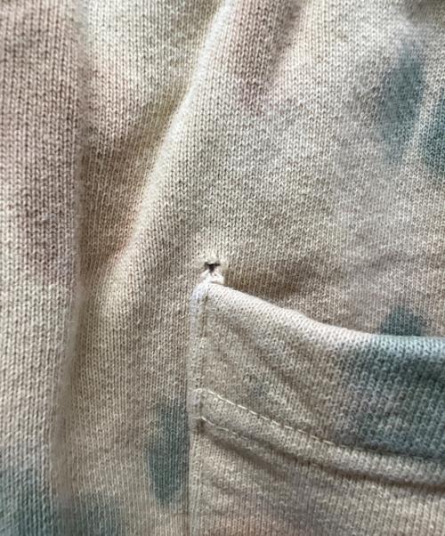 Diaspora Skateboards（ディアスポラスケートボードズ）Diaspora Skateboards (ディアスポラスケートボードズ) DYED CAMO SWEATPANTS イエロー×グリーン サイズ:Ｌの古着・服飾アイテム