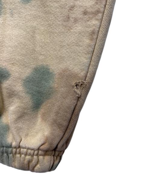 Diaspora Skateboards（ディアスポラスケートボードズ）Diaspora Skateboards (ディアスポラスケートボードズ) DYED CAMO SWEATPANTS イエロー×グリーン サイズ:Ｌの古着・服飾アイテム