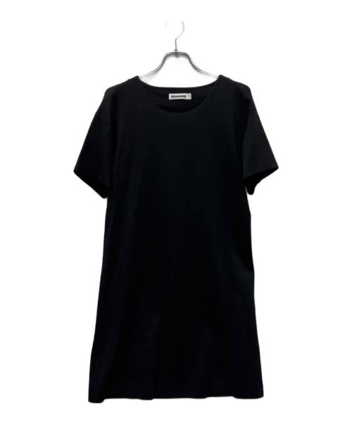 JIL SANDER（ジルサンダー）JIL SANDER (ジルサンダー) カットソーワンピース ブラック サイズ:３６の古着・服飾アイテム