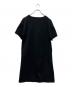 JIL SANDER (ジルサンダー) カットソーワンピース ブラック サイズ:３６：10000円