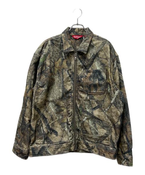 SUPREME（シュプリーム）SUPREME (シュプリーム) Moleskin Work Jacket オリーブ サイズ:Mの古着・服飾アイテム
