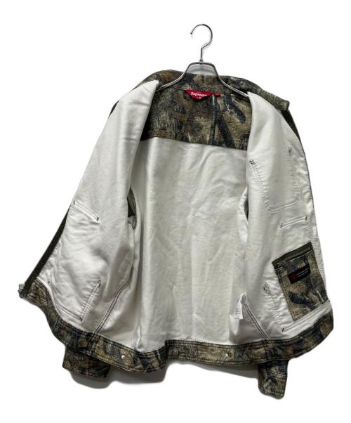 SUPREME（シュプリーム）SUPREME (シュプリーム) Moleskin Work Jacket オリーブ サイズ:Mの古着・服飾アイテム