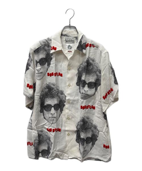 WACKO MARIA（ワコマリア）WACKO MARIA (ワコマリア) BOB DYLANオープンカラーシャツ ホワイト サイズ:Mの古着・服飾アイテム