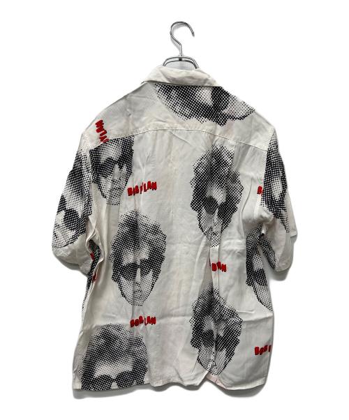 WACKO MARIA（ワコマリア）WACKO MARIA (ワコマリア) BOB DYLANオープンカラーシャツ ホワイト サイズ:Mの古着・服飾アイテム