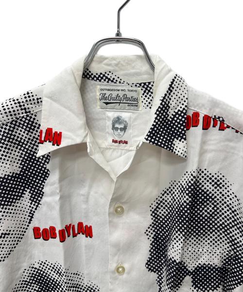 WACKO MARIA（ワコマリア）WACKO MARIA (ワコマリア) BOB DYLANオープンカラーシャツ ホワイト サイズ:Mの古着・服飾アイテム