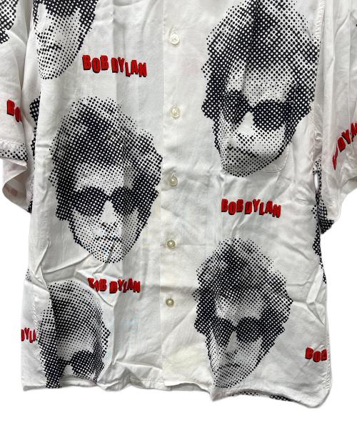 WACKO MARIA（ワコマリア）WACKO MARIA (ワコマリア) BOB DYLANオープンカラーシャツ ホワイト サイズ:Mの古着・服飾アイテム
