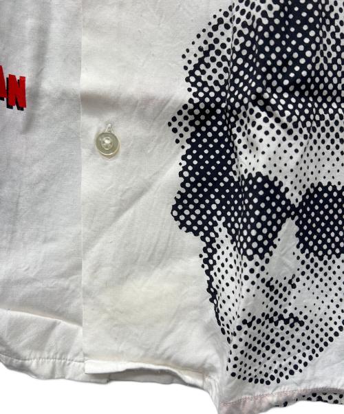 WACKO MARIA（ワコマリア）WACKO MARIA (ワコマリア) BOB DYLANオープンカラーシャツ ホワイト サイズ:Mの古着・服飾アイテム