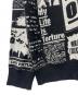 中古・古着 SUPREME (シュプリーム) Newspaper print sweater ブラック サイズ:ＸＬ：18000円