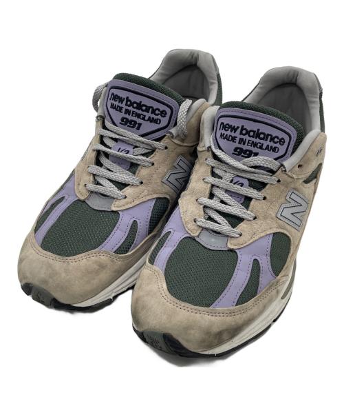 NEW BALANCE（ニューバランス）NEW BALANCE (ニューバランス) スニーカー ブラウン×グリーン サイズ:UK11 1/2の古着・服飾アイテム