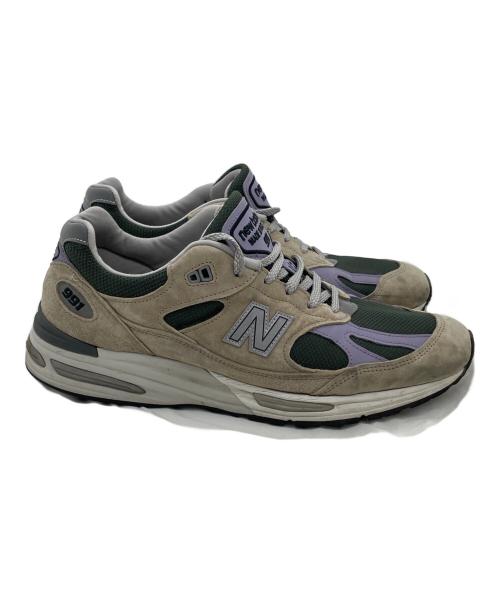 NEW BALANCE（ニューバランス）NEW BALANCE (ニューバランス) スニーカー ブラウン×グリーン サイズ:UK11 1/2の古着・服飾アイテム