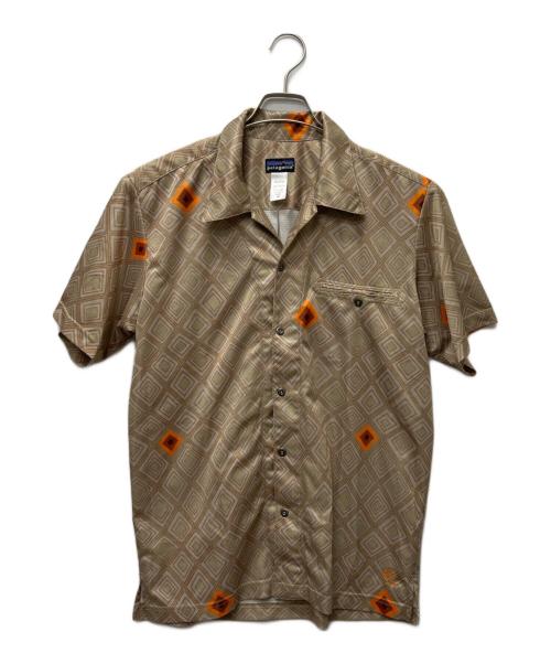 Patagonia（パタゴニア）Patagonia (パタゴニア) リズムシリーズS/Sシャツ ベージュ サイズ:Mの古着・服飾アイテム