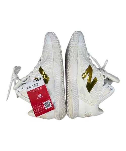 NEW BALANCE（ニューバランス）NEW BALANCE (ニューバランス) OHTANI 1 WHITE METALLIC GOLD ホワイト サイズ:26の古着・服飾アイテム