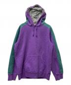 SUPREMEシュプリーム）の古着「プルオーバーパーカー」｜パープル×グリーン
