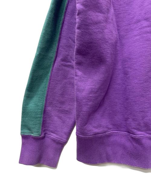 SUPREME（シュプリーム）SUPREME (シュプリーム) プルオーバーパーカー パープル×グリーン サイズ:Mの古着・服飾アイテム