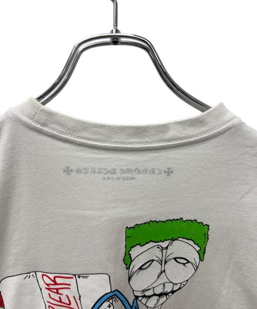 CHROME HEARTS（クロムハーツ）CHROME HEARTS (クロムハーツ) MATTY BOY (マッティーボーイ) Retro CycleＳ/S T-Shirt  ホワイト サイズ:Ｌの古着・服飾アイテム