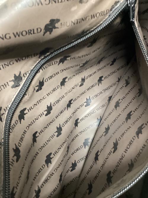 HUNTING WORLD（ハンティングワールド）HUNTING WORLD (ハンティングワールド) ショルダーバッグ ブラックの古着・服飾アイテム