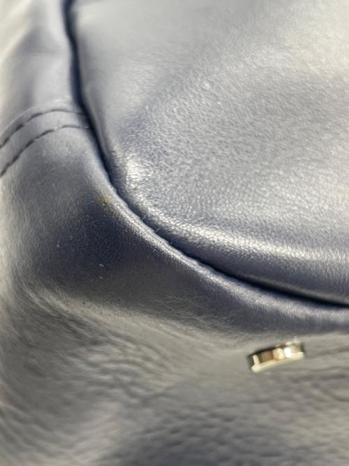 BLACK LABEL CRESTBRIDGE（ブラックレーベル クレストブリッジ）BLACK LABEL CRESTBRIDGE (ブラックレーベル クレストブリッジ) ボストンバッグ ネイビー×ホワイトの古着・服飾アイテム
