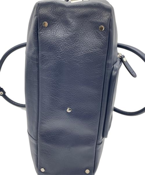BLACK LABEL CRESTBRIDGE（ブラックレーベル クレストブリッジ）BLACK LABEL CRESTBRIDGE (ブラックレーベル クレストブリッジ) ボストンバッグ ネイビー×ホワイトの古着・服飾アイテム