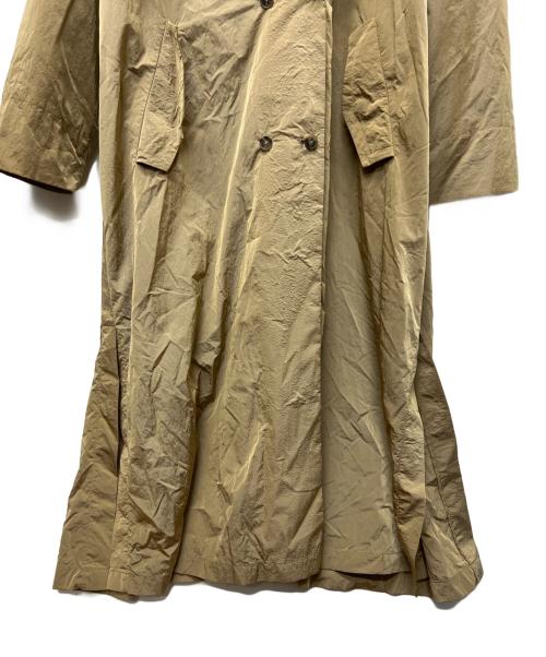 Parc.1（パルクアン）Parc.1 (パルクアン) デザインナイロンコート ベージュ サイズ:Mの古着・服飾アイテム