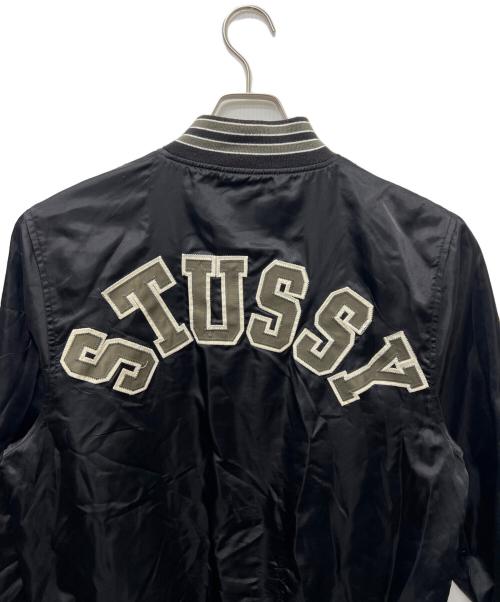 stussy（ステューシー）stussy (ステューシー) ヴィンテージナイロンスタジャン ブラック サイズ:Ｓの古着・服飾アイテム