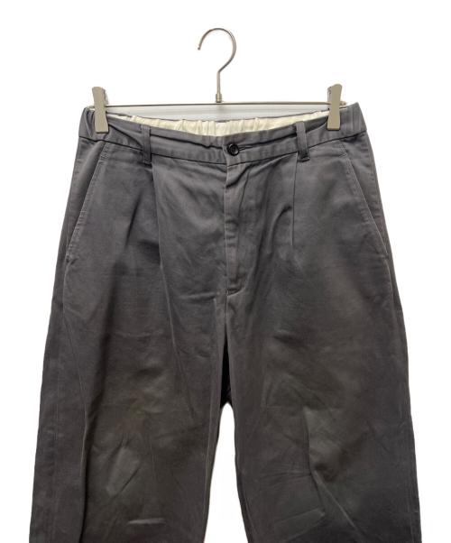 Graphpaper（グラフペーパー）Graphpaper (グラフペーパー) タックチノパンツ グレー サイズ:１の古着・服飾アイテム