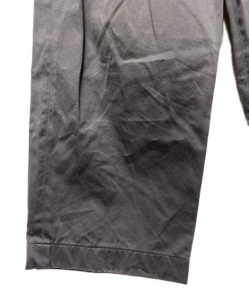 Graphpaper（グラフペーパー）Graphpaper (グラフペーパー) タックチノパンツ グレー サイズ:１の古着・服飾アイテム