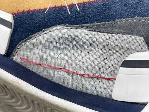 KOLOR（カラー）KOLOR (カラー) 再構築スニーカー ネイビー サイズ:25.5㎝の古着・服飾アイテム