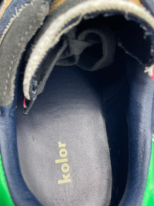 KOLOR（カラー）KOLOR (カラー) 再構築スニーカー ネイビー サイズ:25.5㎝の古着・服飾アイテム